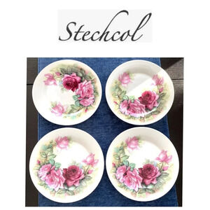 Stechcol Gracie Bone china desert plates. Set of 4